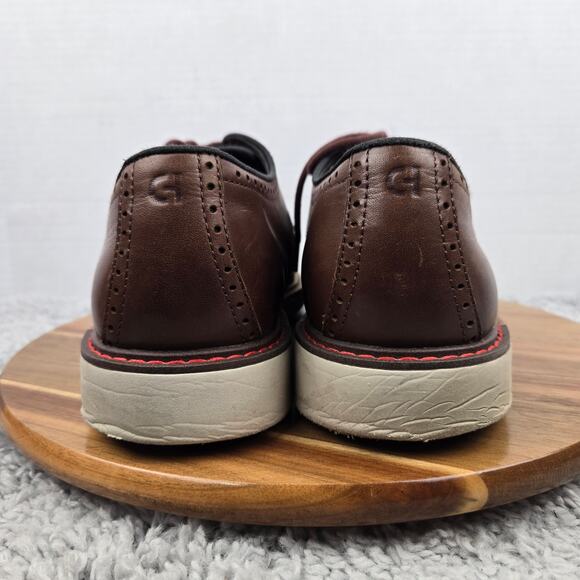 Cole Haan Mens 12M Go-To Wingtip Brown Leather Business Casual Daily Oxford Shoe main image 6